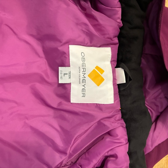 Obermeyer Tabor ski jacket teen large 14-16 - Picture 4 of 6